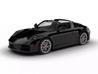 Porsche 911 Carrera Targa 4S 2025 3d model 3D model