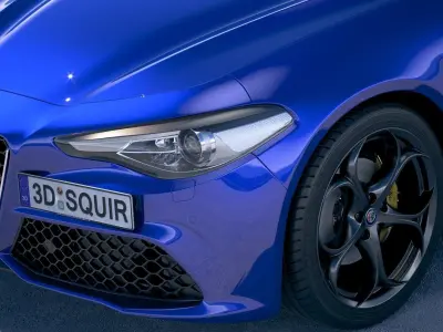 Alfa Romeo Giulia Veloce 2018 3D model