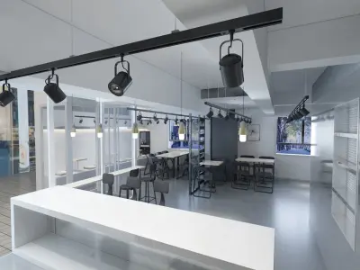 Coffee Shop 2 3D model purchase