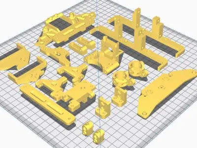 HSP 94123 Flying Fish RWD conversion kit 3D print model
