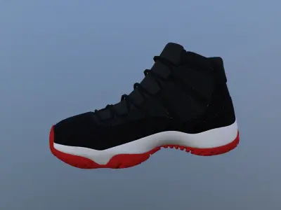 Sneakers Jordan Low-poly 3D model