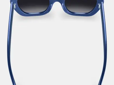 Gabriela Sunglasses in Denim Blue 3D model