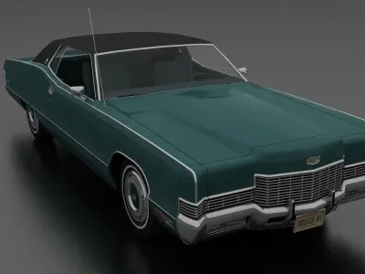 Marquis 2dr Hardtop 1971 Low-poly 3D model