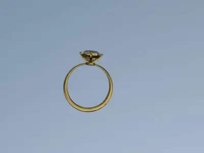 Realistic Ring Model 3D model