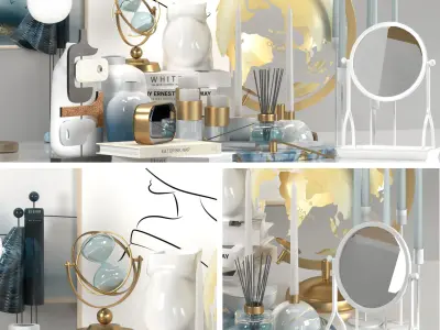 Decorative set vol 100 3D model