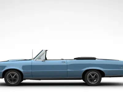 Pontiac GTO Convertible 1965 3D model