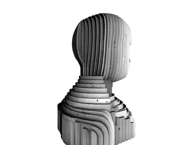 Man Sculpture 3D Decorative Model 3D print model