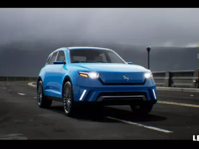 SUV 04 Driveable  Animated Realistic Low-poly 3D model