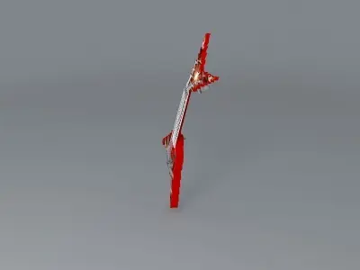 Sands V Flame guitar Free 3D model