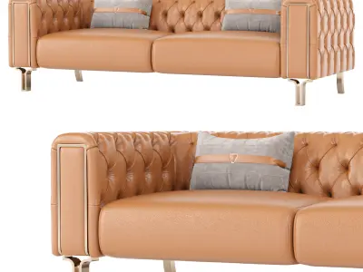 Montego Living Room Sleeper Sofa 3D model