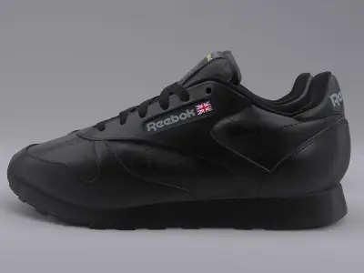 Reebok Classic Leather Black PBR 3D model