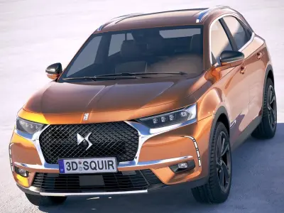 DS 7 Crossback 2018 3D model