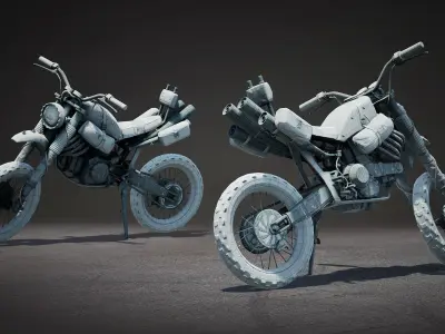 Last Guns - Doomsday Bike Low-poly 3D model