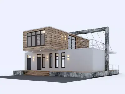 Sea Container house 3D model