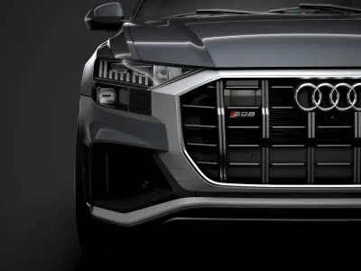 Audi SQ8 TDI 2020 3D model
