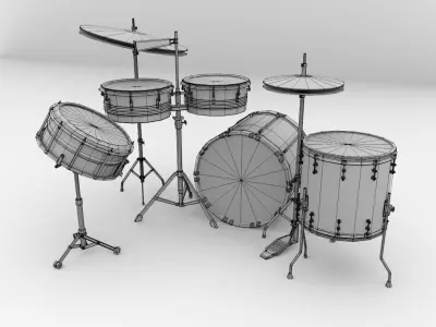 Drum Kit 3D model