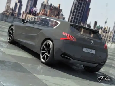 Peugeot HX1 2 0 3D model