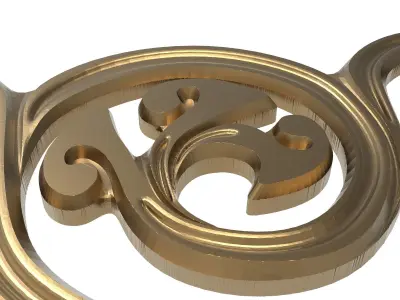  decorative pattern ready for 3D printing 3D model 28