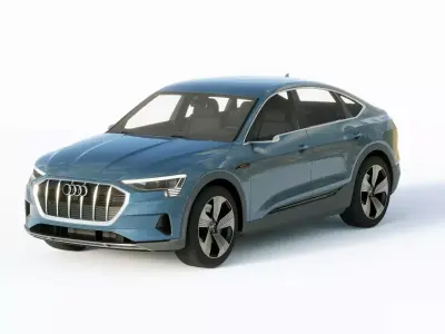 Audi E-Tron Sportback 2021 3D model