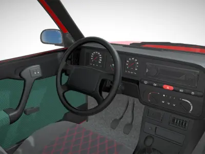 Tofas Dogan SLX for Unity Low-poly 3D model