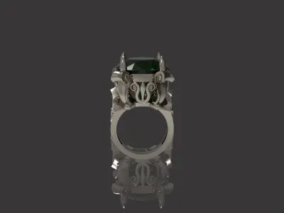ANTIQUE RING N - 172 3D print model