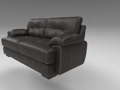 Clandestine Sofa By Red Barrel Studio Low-poly 3D model