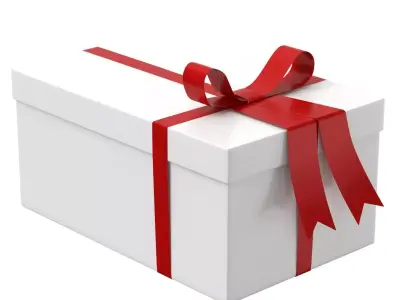 Gift box v3 3D model
