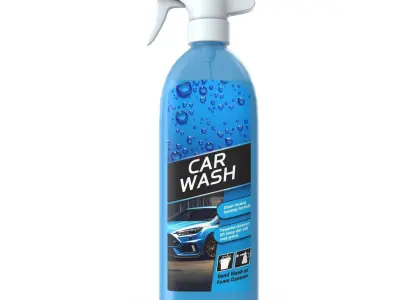 Car Wash Spray Game Ready Low-poly 3D model