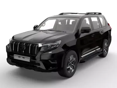 Landcruiser prado Low-poly 3D model