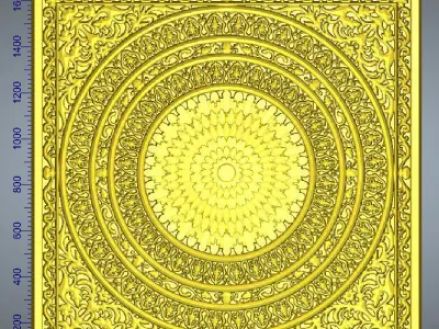 BED HEADBOARD 01 3D print model