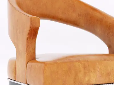 PTT Shelley Compact Tub Chair 3D model