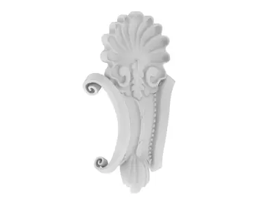Cartouche Ornament 024 3D model