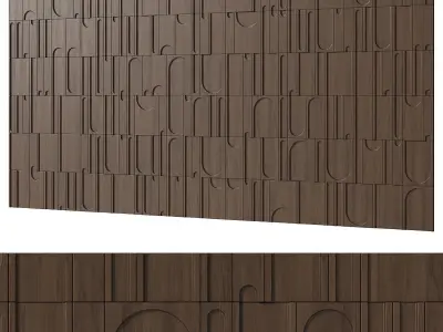 decorative wall 309 3D model