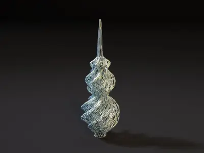 Christmas tree decoration 2 3D print model