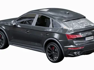 Audi-SQ-5 Sportback 3D Model 3D model