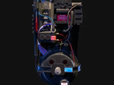 Proton Pack Ghostbusters 3D model