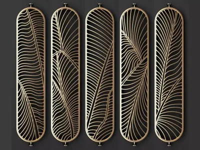 Decorative panel set1 3D model