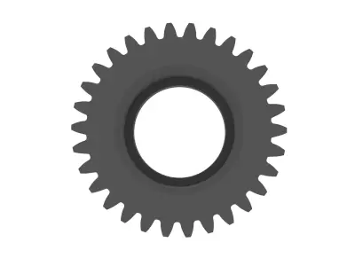 Gear for Electric Bicycle T30 D40 3D print model