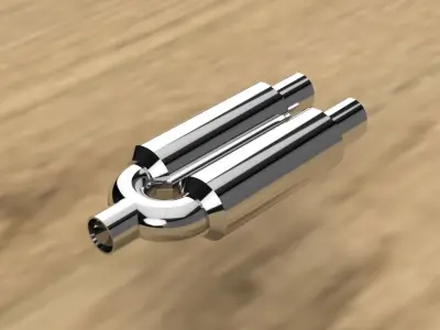 1to10 RC Exhaust Set  -  3D print model with all Files 3D print model