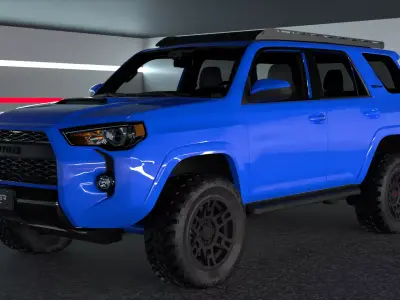 Toyota 4runner TRD 2023 3D model
