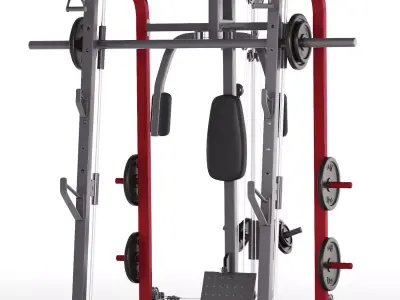  equipment for gym 01 3D model