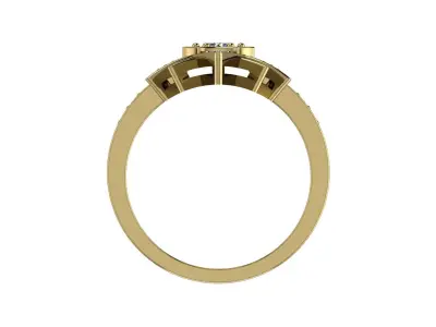 Star Ring 3D print model