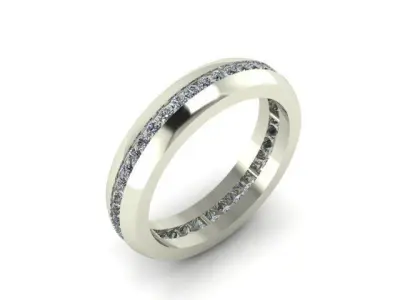 band ring for daimond Free 3D print model