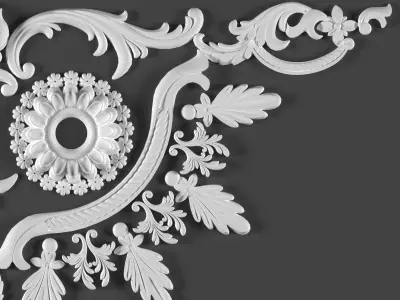 classic decoration 3d model vol06 3D model