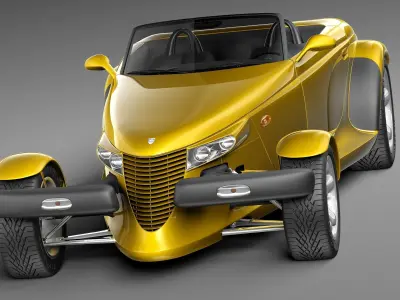 Plymouth Prowler stock 1997-2002 3D model