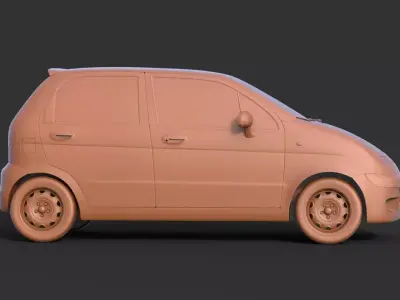 Daewoo Matiz 3D print model