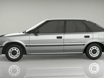 Toyota Corolla Liftback E90 3D model