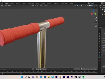 Spider-Man scooter Free low-poly 3D model
