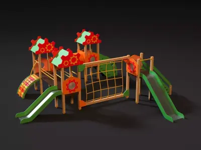 Children playground 3D model