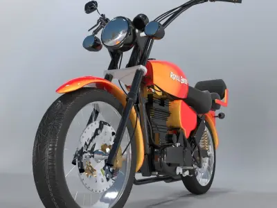 Royal Enfield Thunderbird 500 2016 3D model